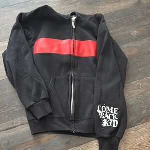 Vintage Comeback Kid zip up hoodie
